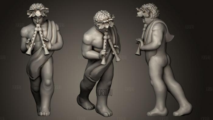 Dionysian Reveler stl model for CNC